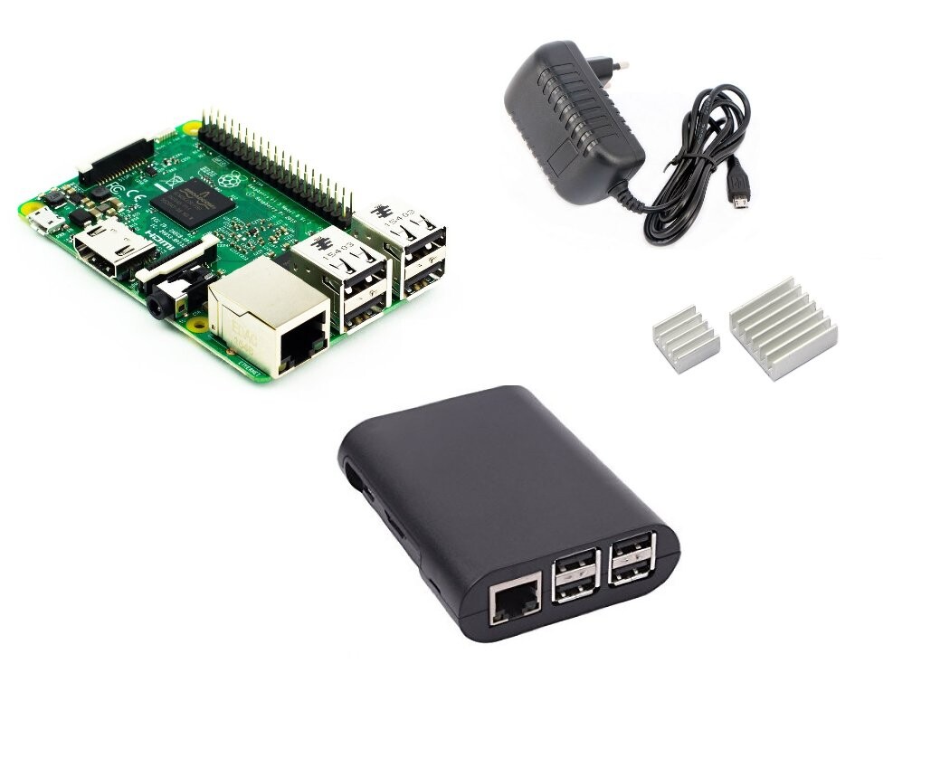 Sada Raspberry Pi 3 kryt napájecí adaptér