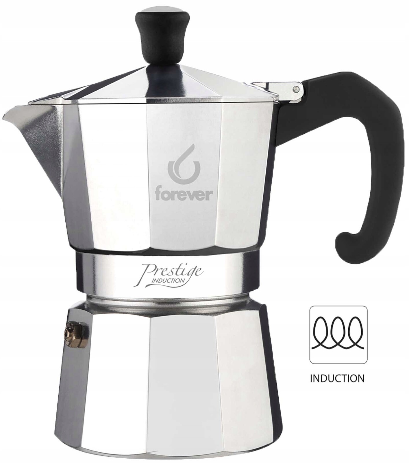 Kávovar 9 Tz – Forever Miss Prestige Induction Briliant Aluminium