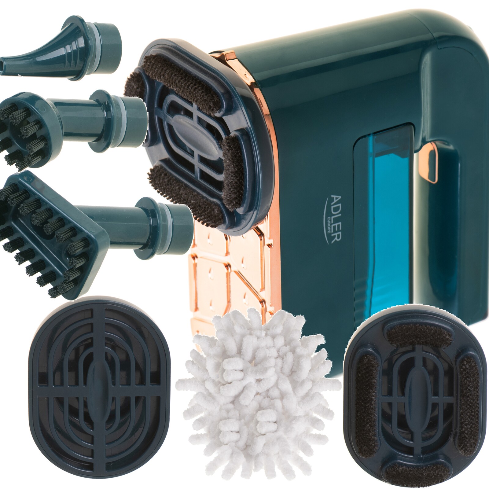 Malý parní čistič pro úklid Parní čistič 5 nástavců Steamer