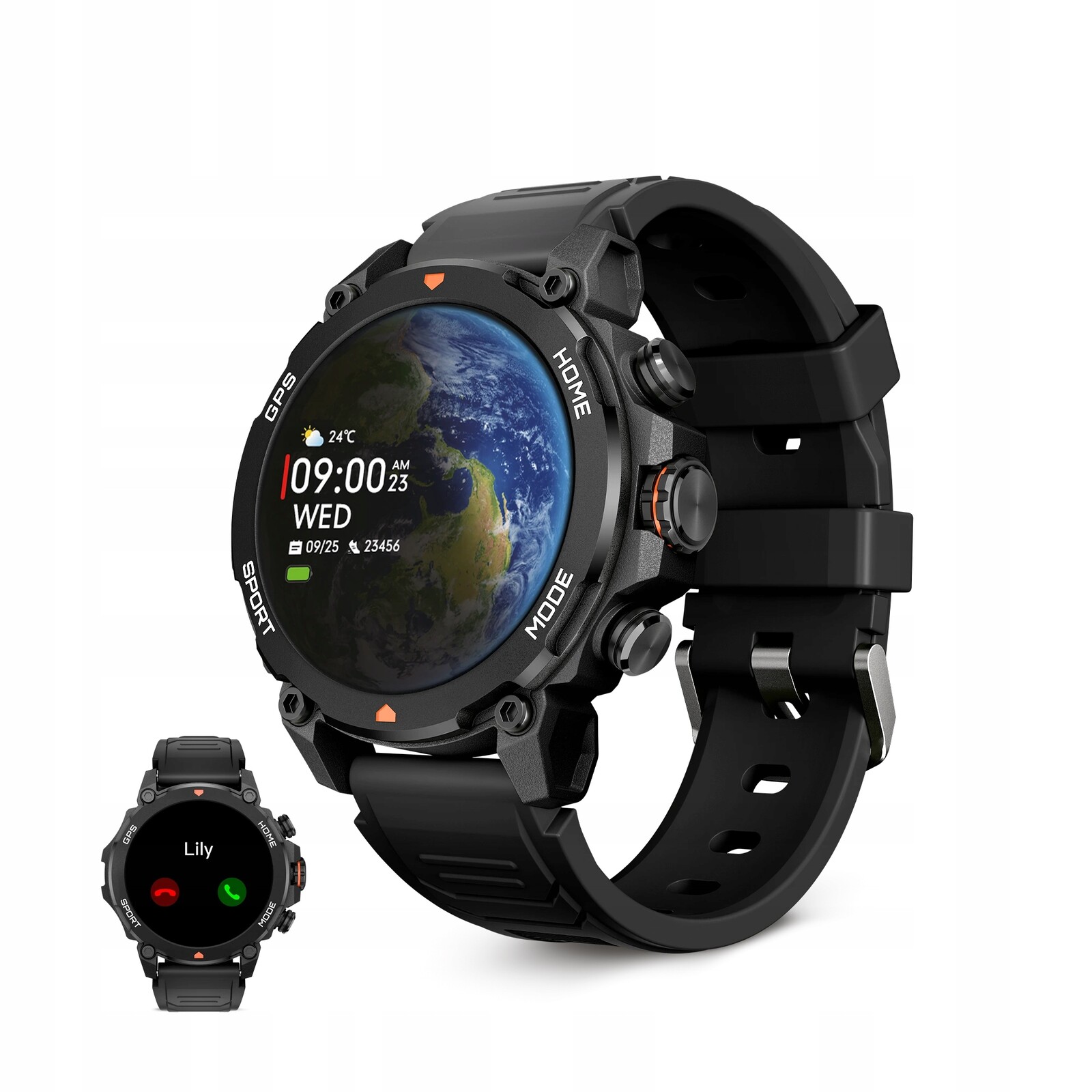 Ksix chytré hodinky Explorer, Gps, 1.43’ Amoled displej