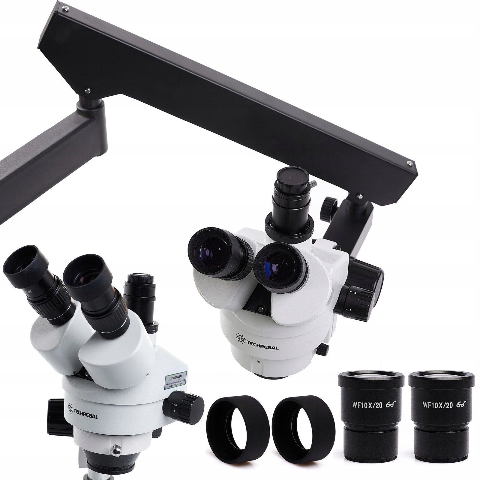 Stereoskopický Mikroskop Pro Optickou Elektroniku 22H 7-45X Nastavitelné Rameno