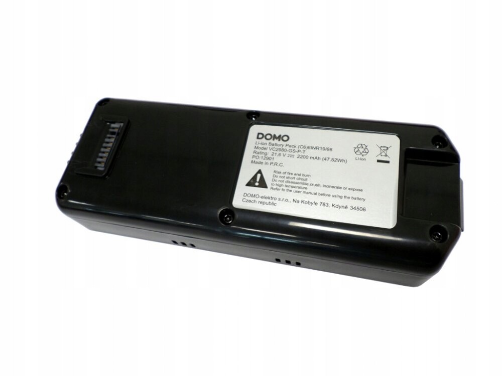 Baterie Li-ion do tyčového vysavače Domo DO42101SV-17