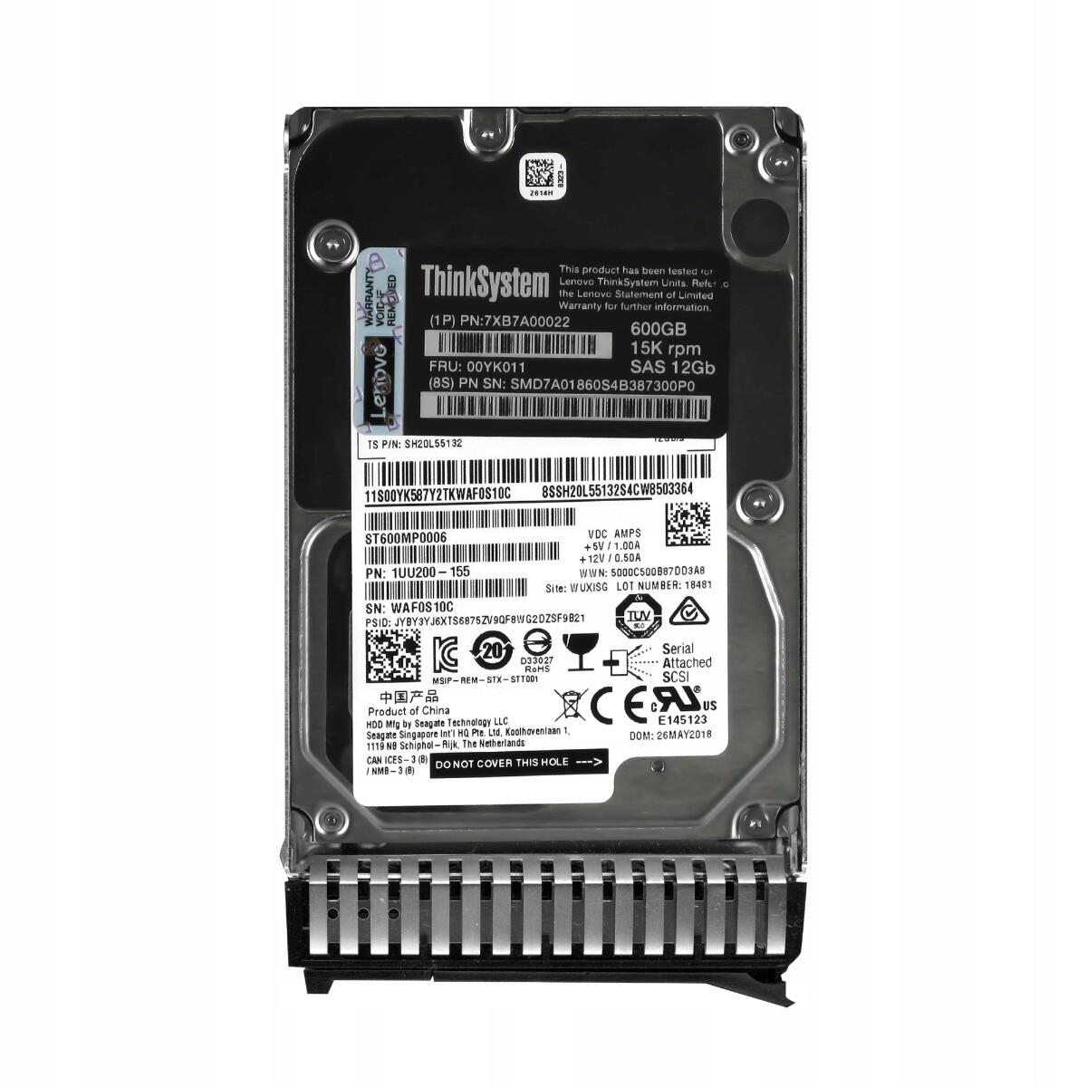 Lenovo 00YK011 600GB SAS-3 15K 256MB 2,5'' ST600MP0006