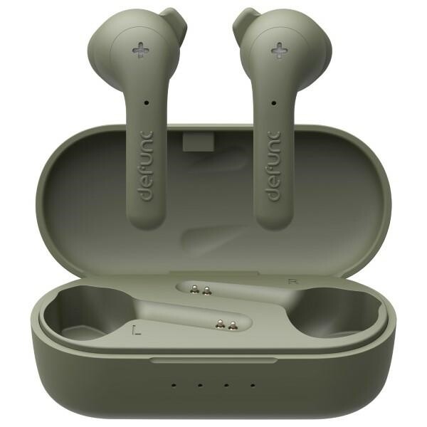 DeFunc Bezdrátová sluchátka Bluetooth 5.0 True Basic zelená/zelená 71963