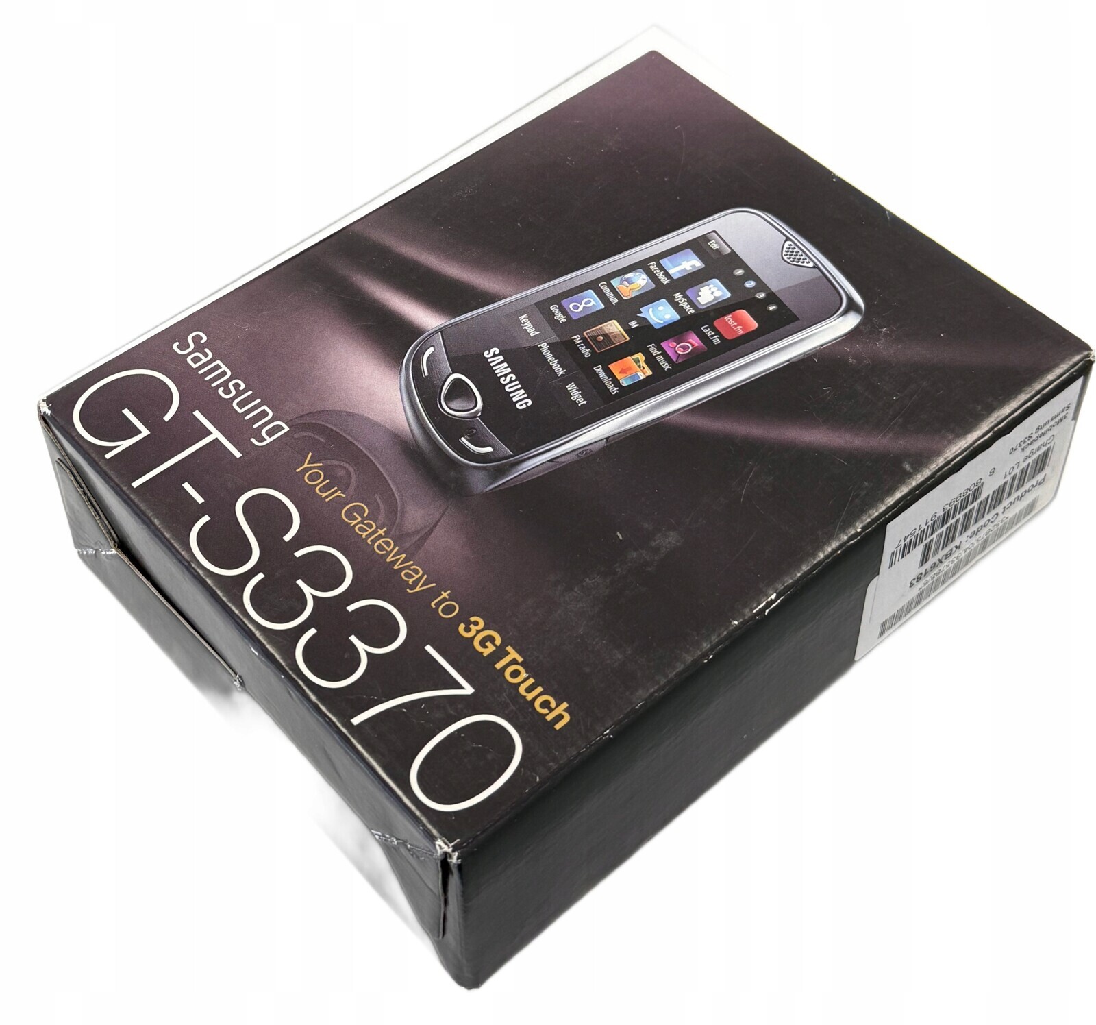 Dotykový Mobilní Telefon Samsung GT-S3370 Zcela Nový, Černý