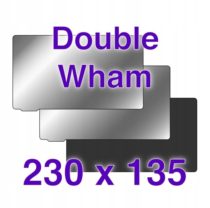 Dvojitý Wham Bam 230x135 mm pro Anycubic Photon M5s