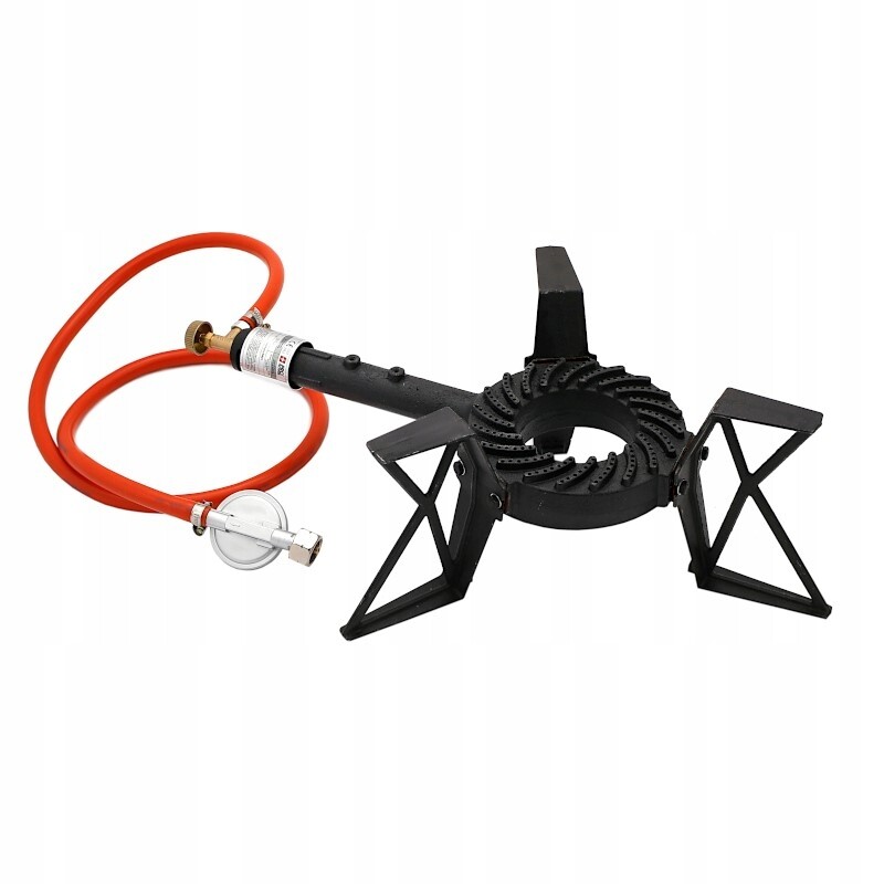 Plynový Sporák Stolička Trojnožka Jednoplotýnková Litina Sada Propan Butan