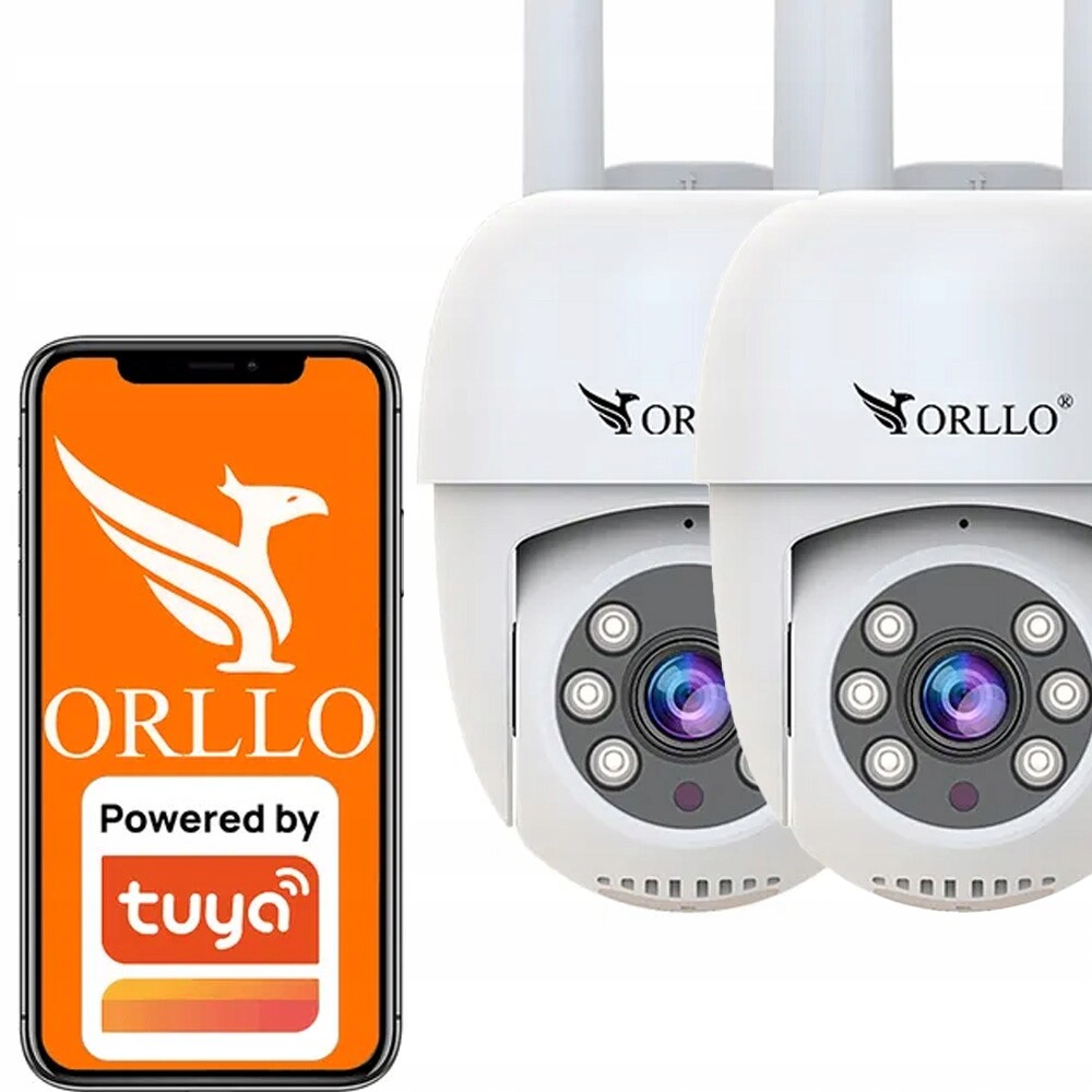 Sada kamer WiFi Ip Venkovní Otočná 4Mpx Orllo TZ2 Pro