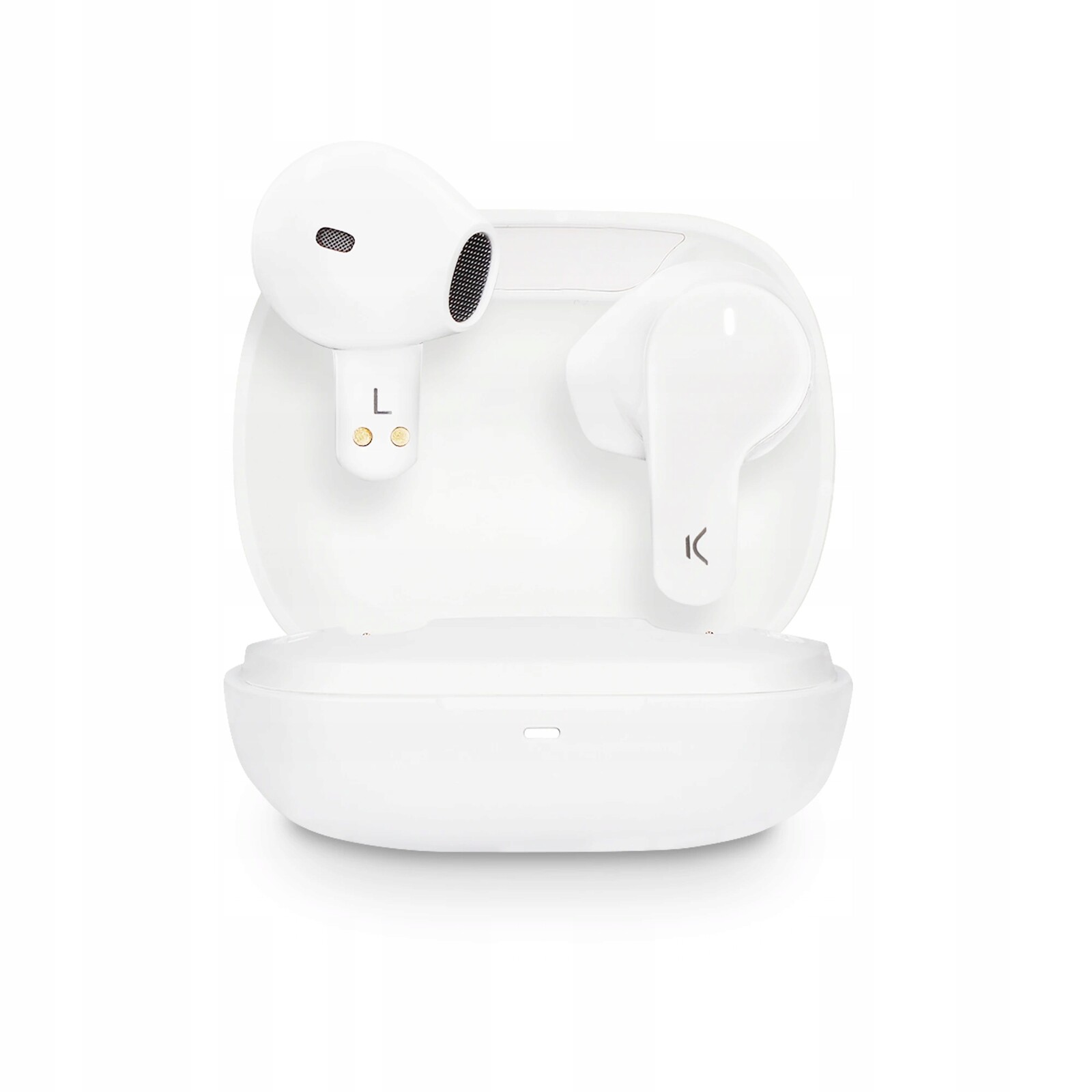 Ksix TrueBuds 3 bezdrátová sluchátka, 3+7h, bílá