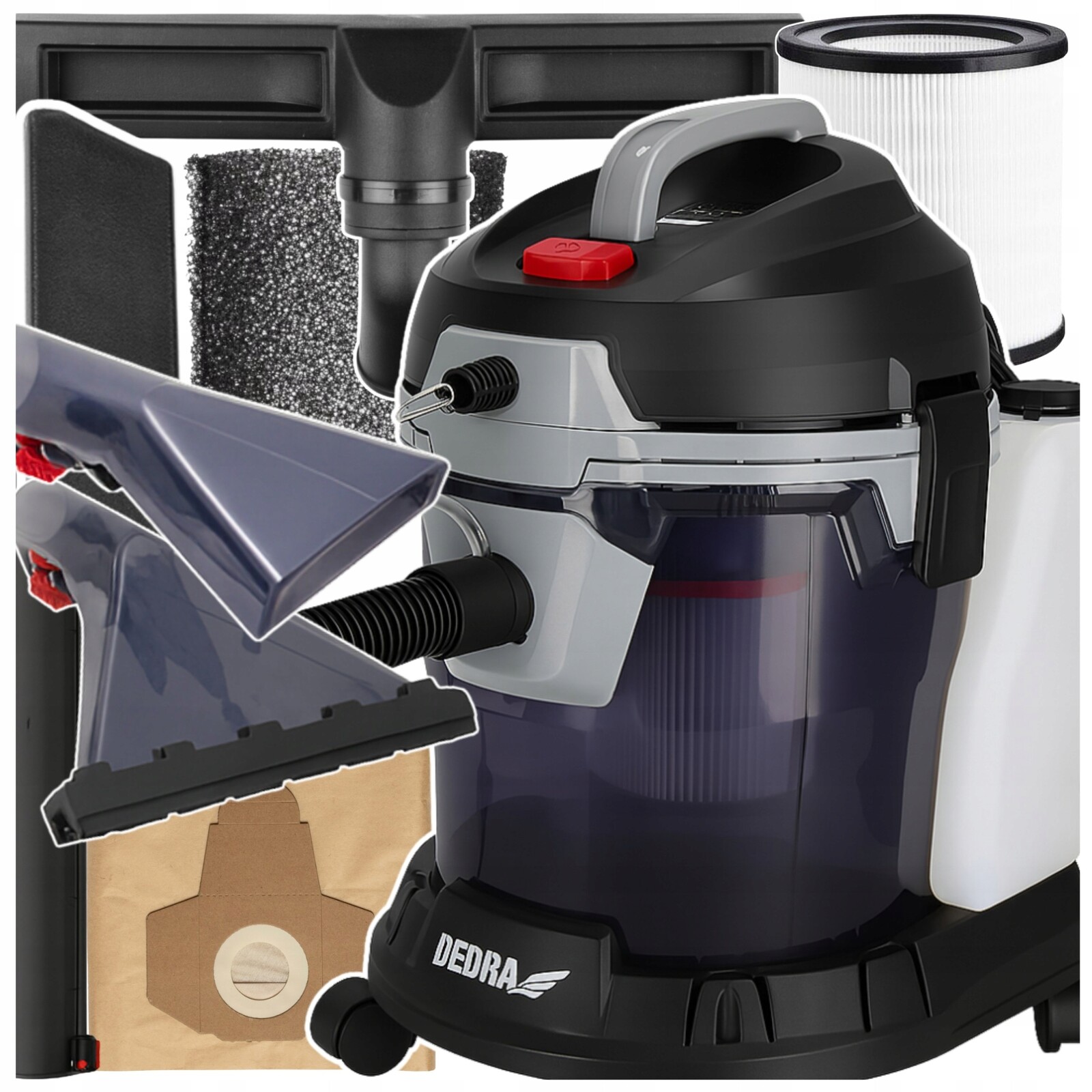 Vysavač Na Mokré A Suché Čalounění A Koberce Do Auta 4V1