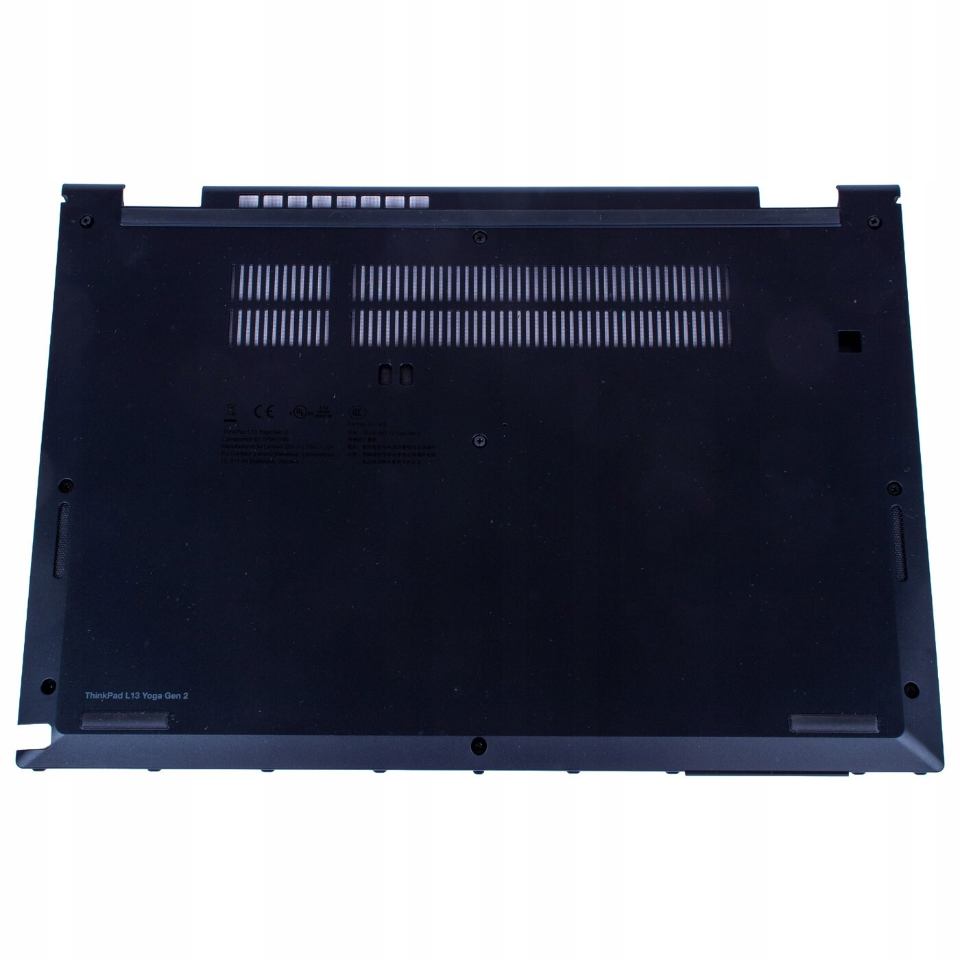 Spodní kryt Lenovo ThinkPad L13 Yoga 2. generace černý base cover černý