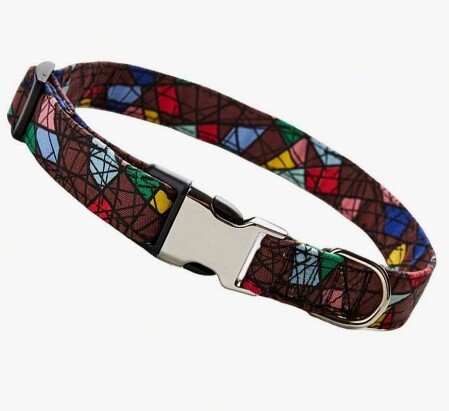 Obojek s gravírováním Různé vzory Velikost L ID Tag Identifikátor Jméno Číslo