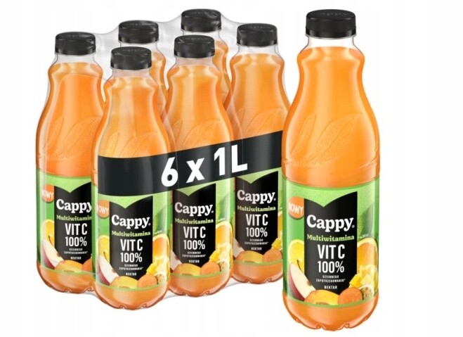 Zdřímnutí. Cappy Nectar Multivitamina 1L Pet 1*6
