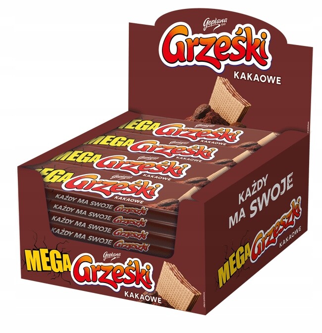 Goplana Grześki Oplatek plněný s kakaovým krémem 34g 36 Ks