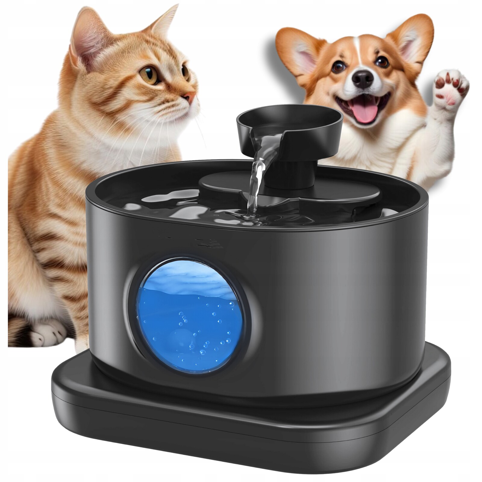 Bezdrátové Krmítko Fontána Pro Kočky Psa S Automatickým Senzorem Pohybu