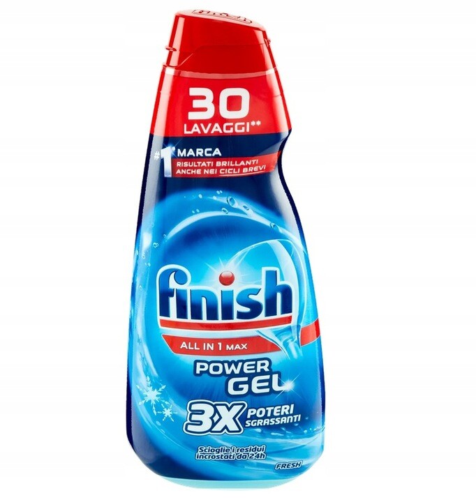 Finish Power Gel Gel Do Myčky Nádobí 600 ML JF22 4 ks