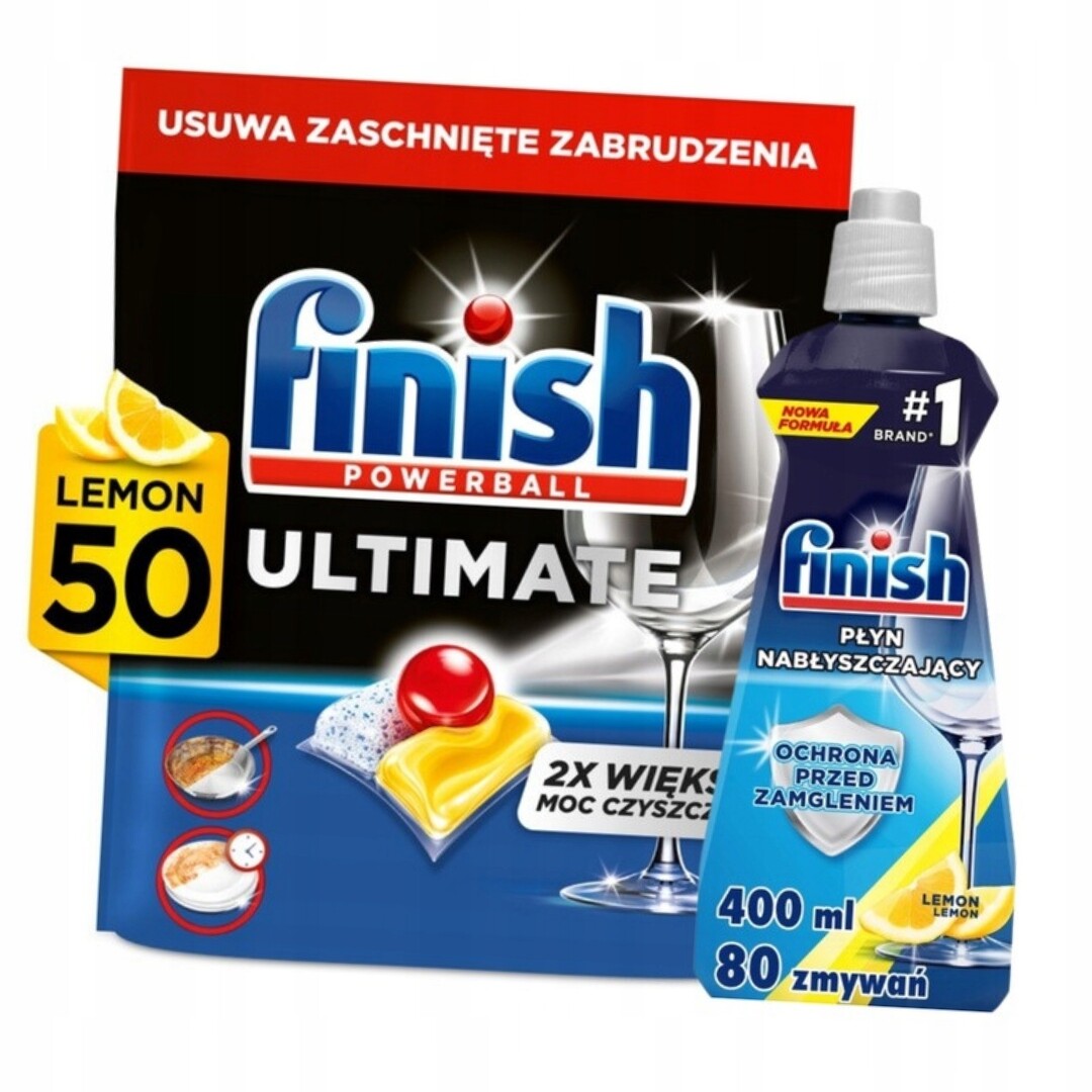 Finish Sada na mytí nádobí Kapsle Leštidlo