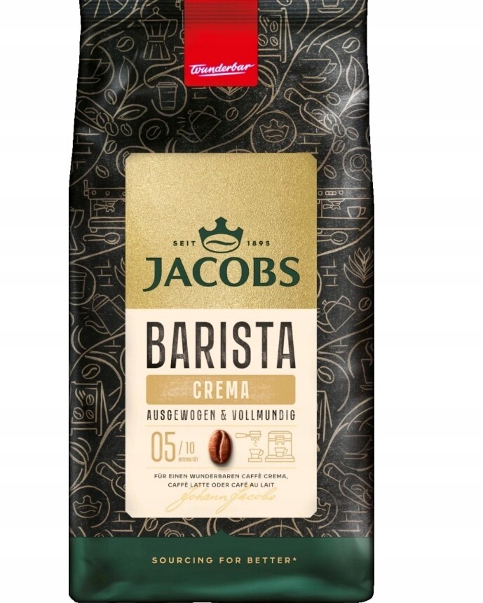 Káva Jacobs Crema 1000 g Německo