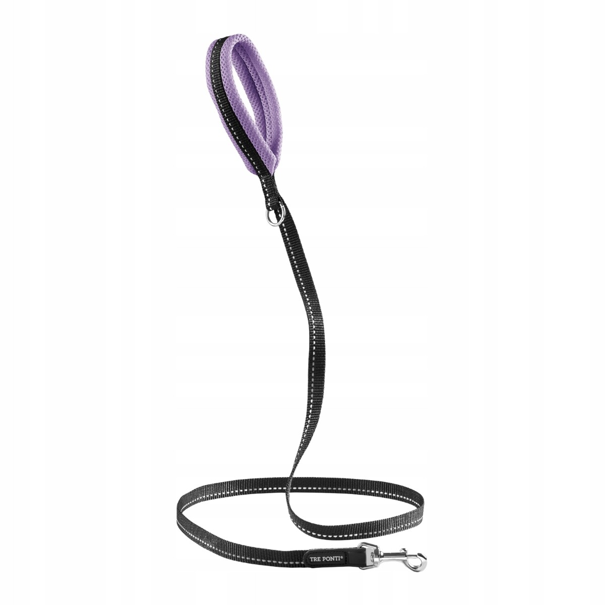 Tre Ponti Vodítko s úchytem Mesh Lilac 180 cm