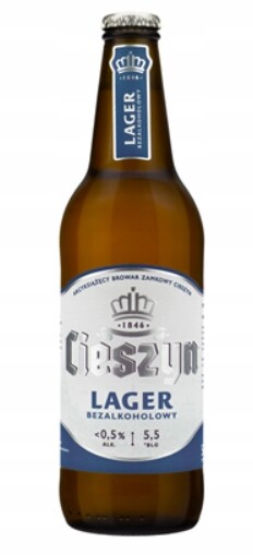 Cieszyn Lager Nealkoholické pivo 10 x 500 ml