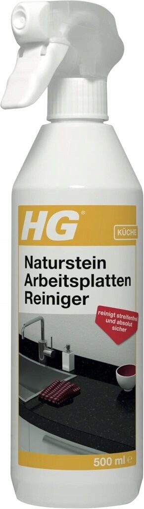 Hg Natural Stone Cleaner pro čištění kuchyňských desek od vodního kamene