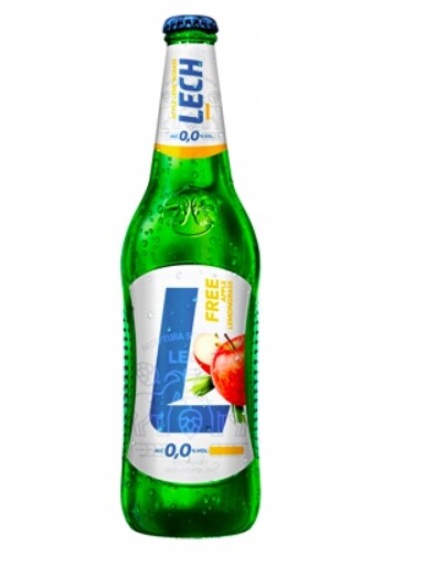 Lech Free Nealkoholické pivo s příchutí jablka a citronové trávy 20 x 500 ml
