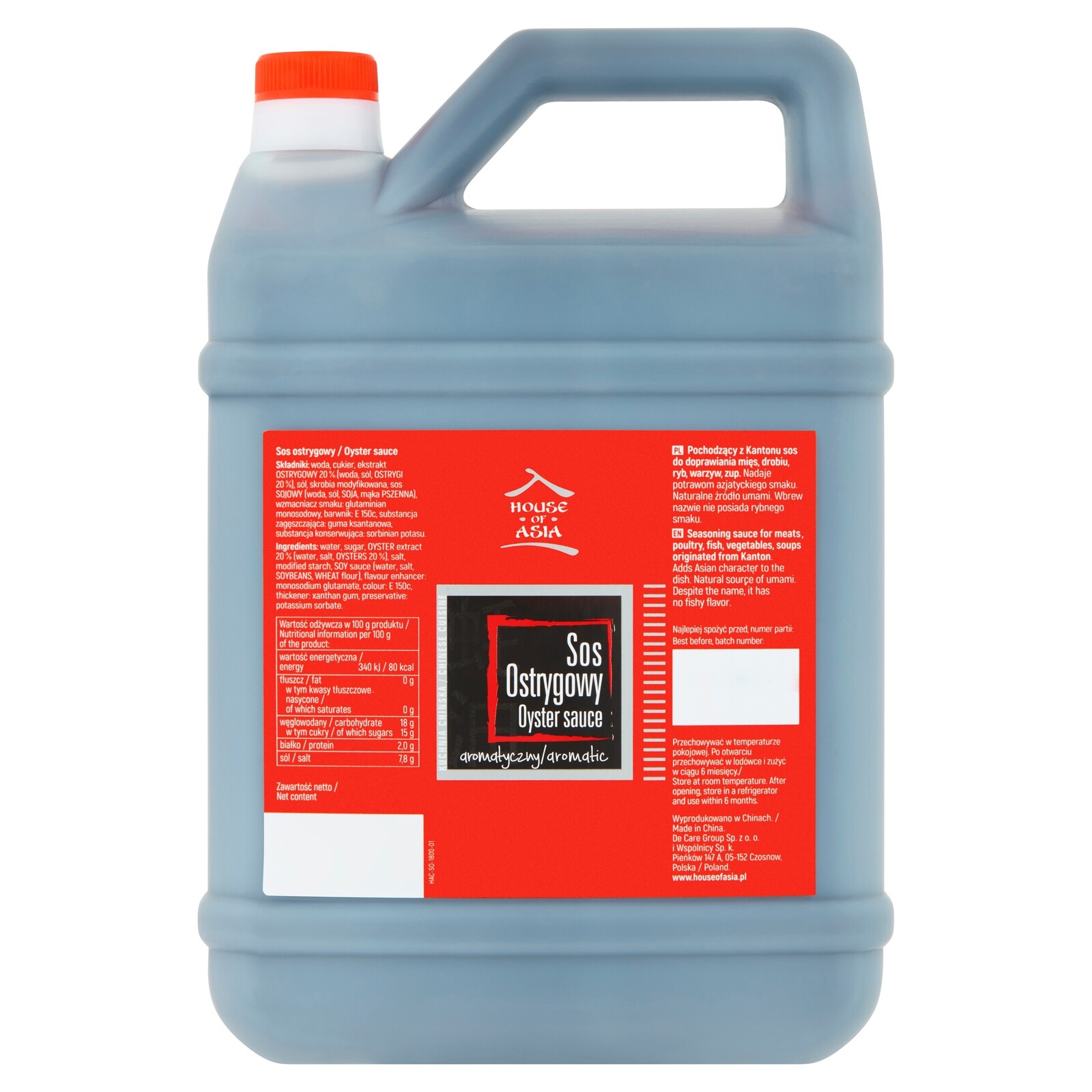 House of Asia Ústřicová omáčka 1,8 kg