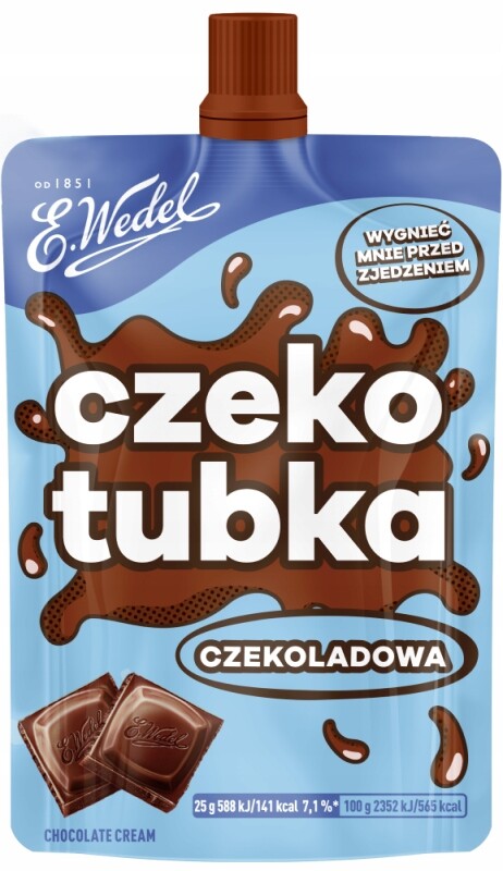 Wedel Čokoládový krém Čeko Tuba Svačinka pro děti 50 g 20 kusů