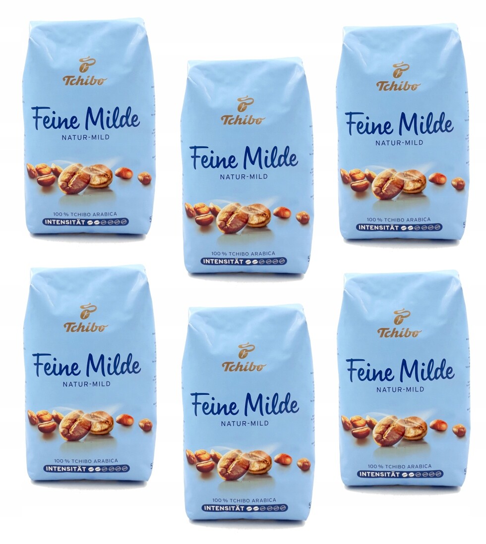 Sada 6 x Tchibo Feine Milde káva 500 g