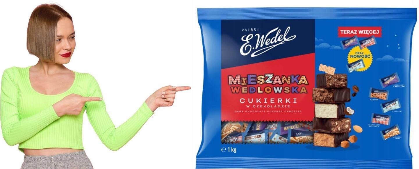 Vedlovská směs v čokoládě 1 kg