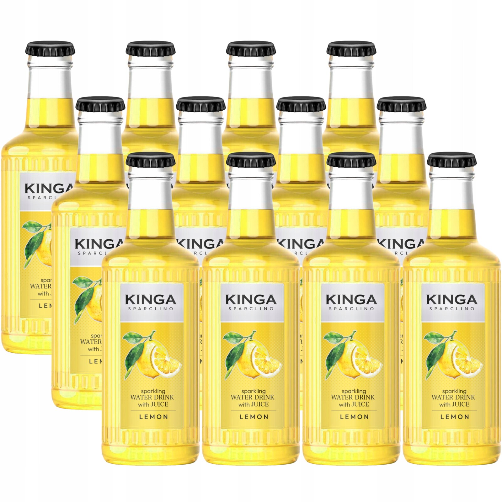 Kinga Sparclino Sycený nápoj s citronovou příchutí 250 ml x 12 kusů