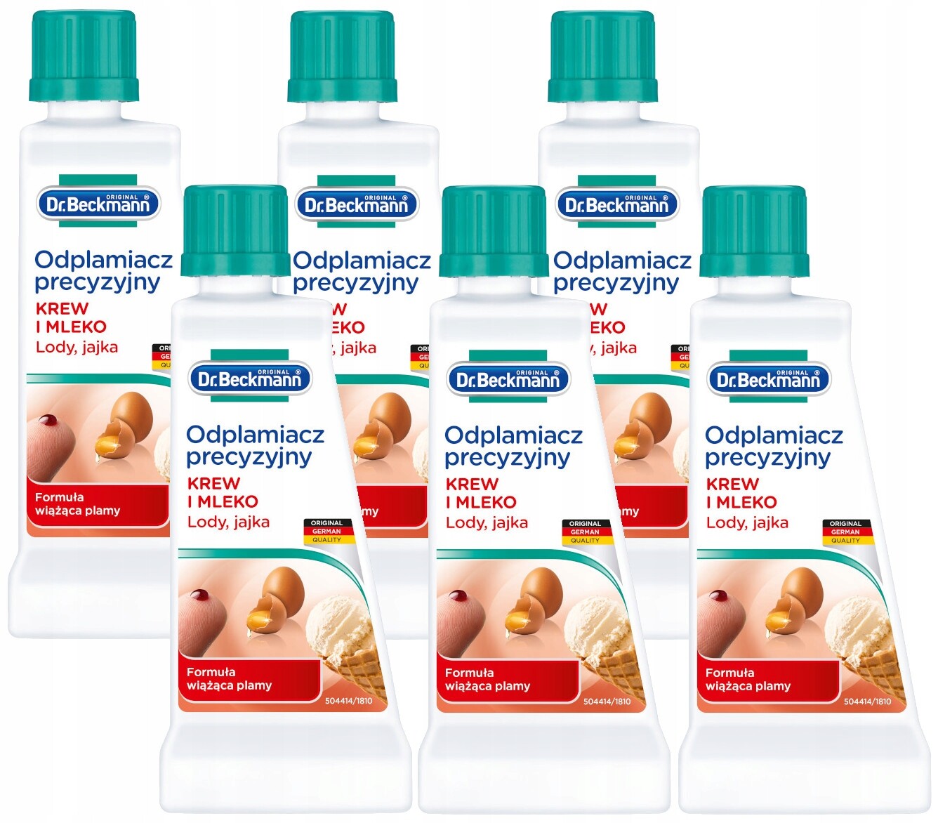 Precizní odstraňovač skvrn Krev Mléko Zmrzlina Vejce Smetana Dr. Beckmann 50 ml 6x