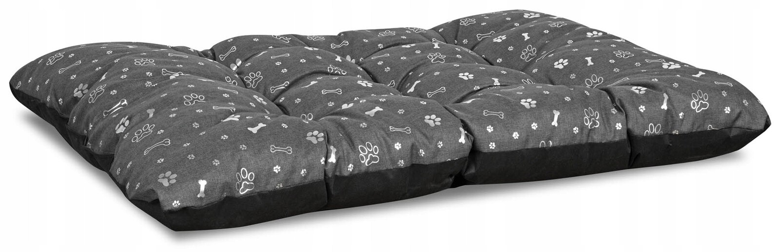 Pelíšek Polštář Šedá Vel 100 x 70 cm pro psa.