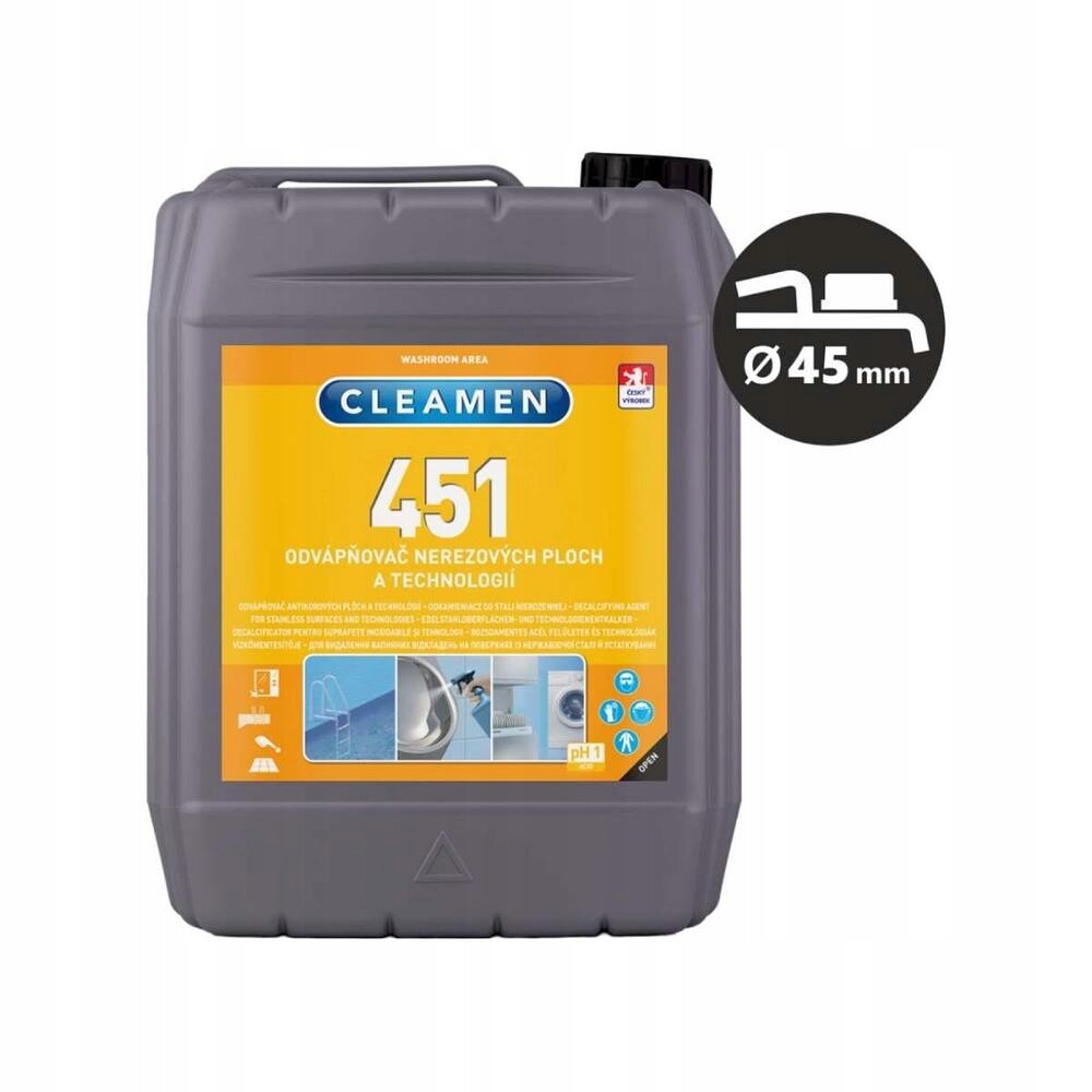 Cleamen 451 odvápňovač nerezových ploch a technologií 6 kg