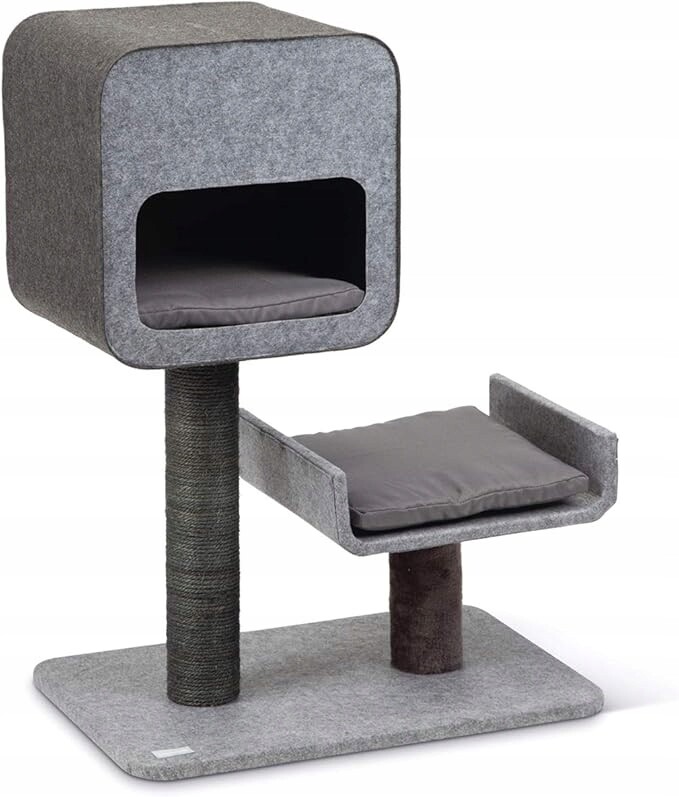 Karlie 521599 škrabadlo pro kočky Tinka Plst L: 60x40x82 cm šedé, pevné