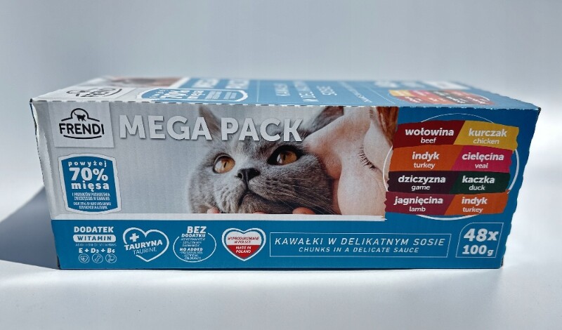 Frendi MIX Paka Velká Paka pro kočky mix masových příchutí 100g 2x48ks