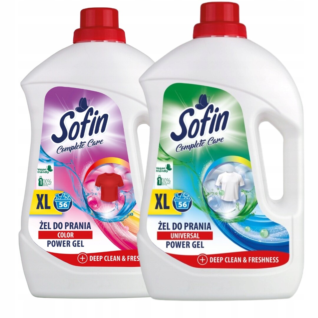 Sofin Gel Tekutý prací prostředek na barevné prádlo Deep Clean XL 5,04 l 112 praní