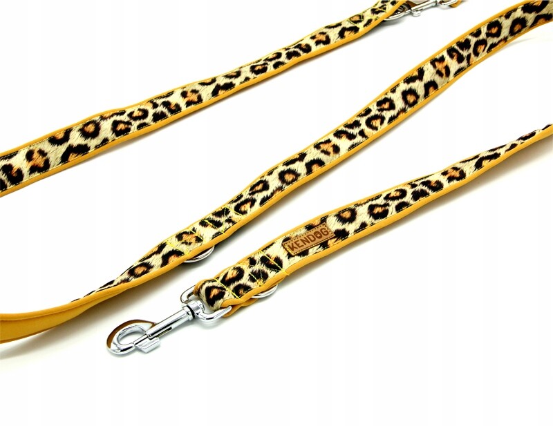 KenDog Vodítko přepínací Panterka 3/300 cm