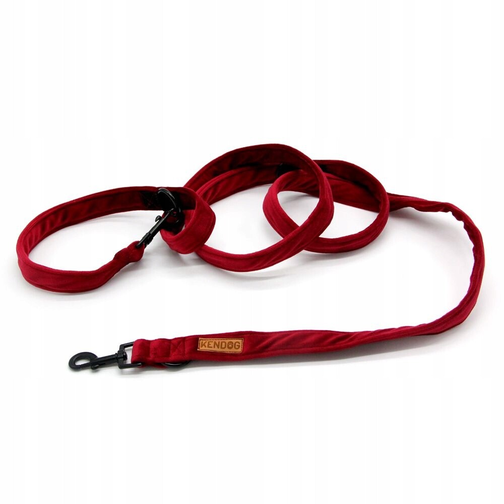 KenDog Vodítko přepínací Velvet Red 200 cm