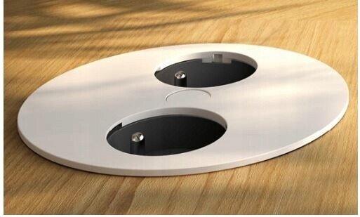 Bachmann Twist 2 Zásuvka na pracovní desku Bílá