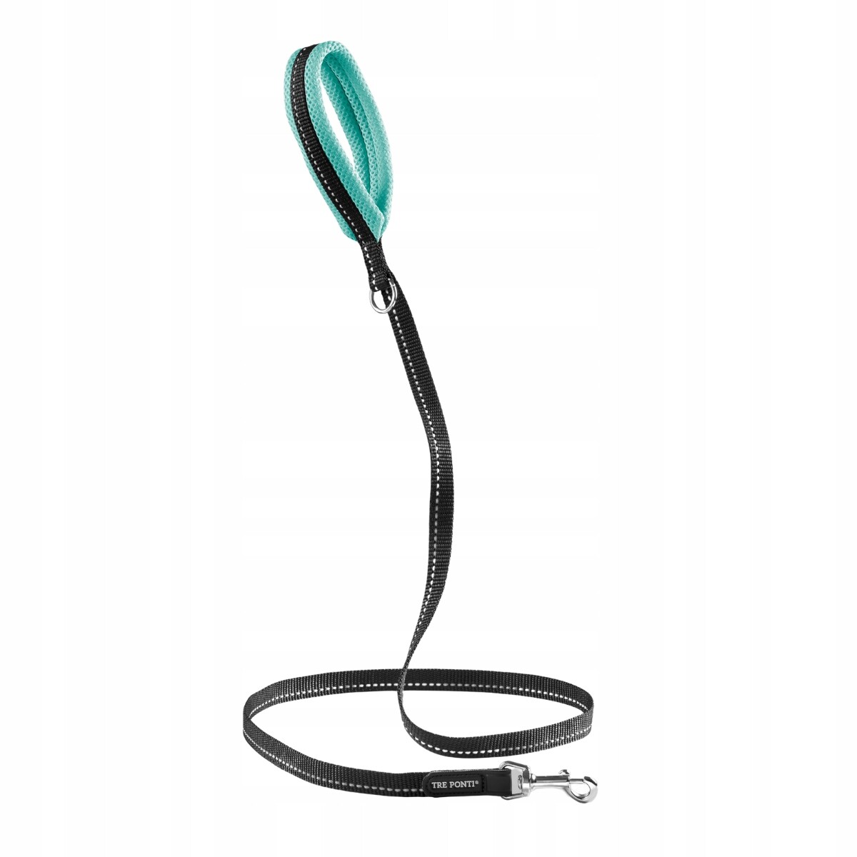 Tre Ponti Vodítko s úchytem Mesh Mátová 180 cm