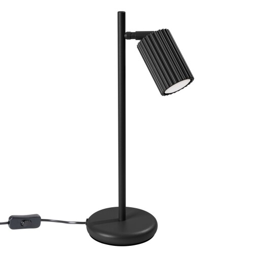 Stolní lampa SOLLUX KARBON černá GU10 1x10W bez žárovky SL.1586
