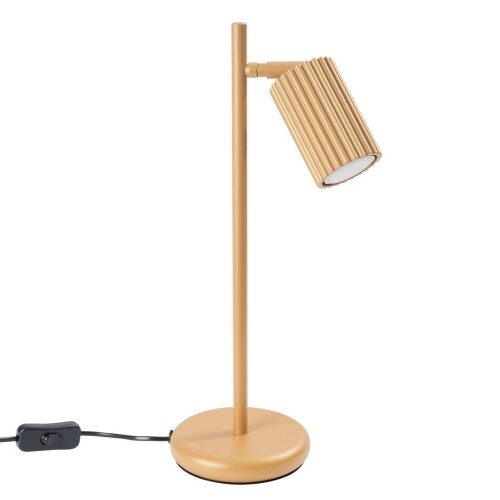Stolní lampa SOLLUX KARBON zlatá GU10 1x10W bez žárovky SL.1567