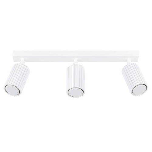 Stropní svítidlo SOLLUX KARBON 3L bílá GU10 3x10W bez žárovek SL.1543