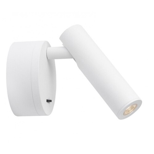 Nástěnné LED svítidlo NOVA LUCE CLIP 3W 3000K bílé s vypínačem 9030201