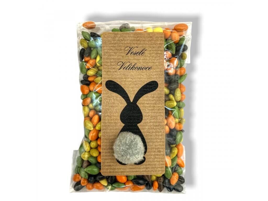Nutworld.cz Velikonoční ořechový sáček - Slunečnice v barevné čokoládě 100g