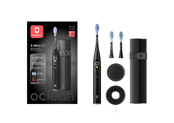 OCLEAN X Ultra 20 S Black pouzdro a sonický kartáček, černý