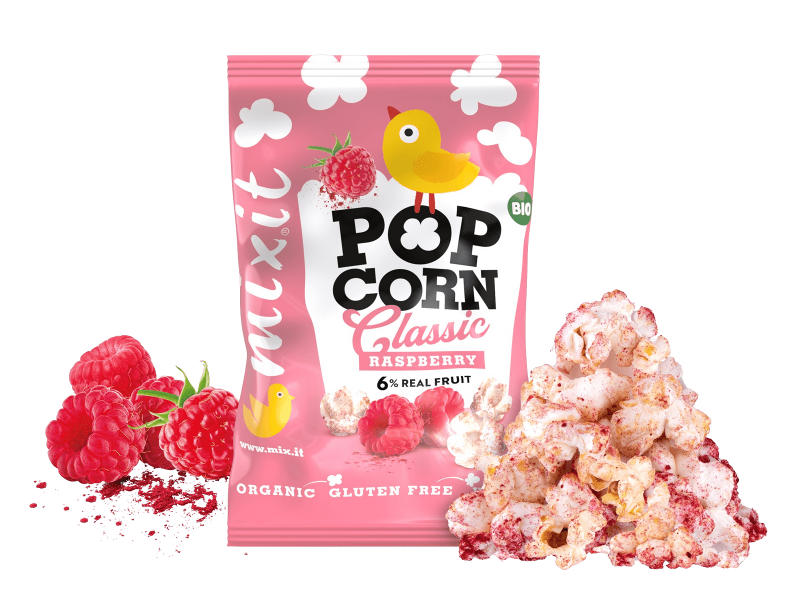 MIXIT BIO popcorn - Malina do kapsy 13 g