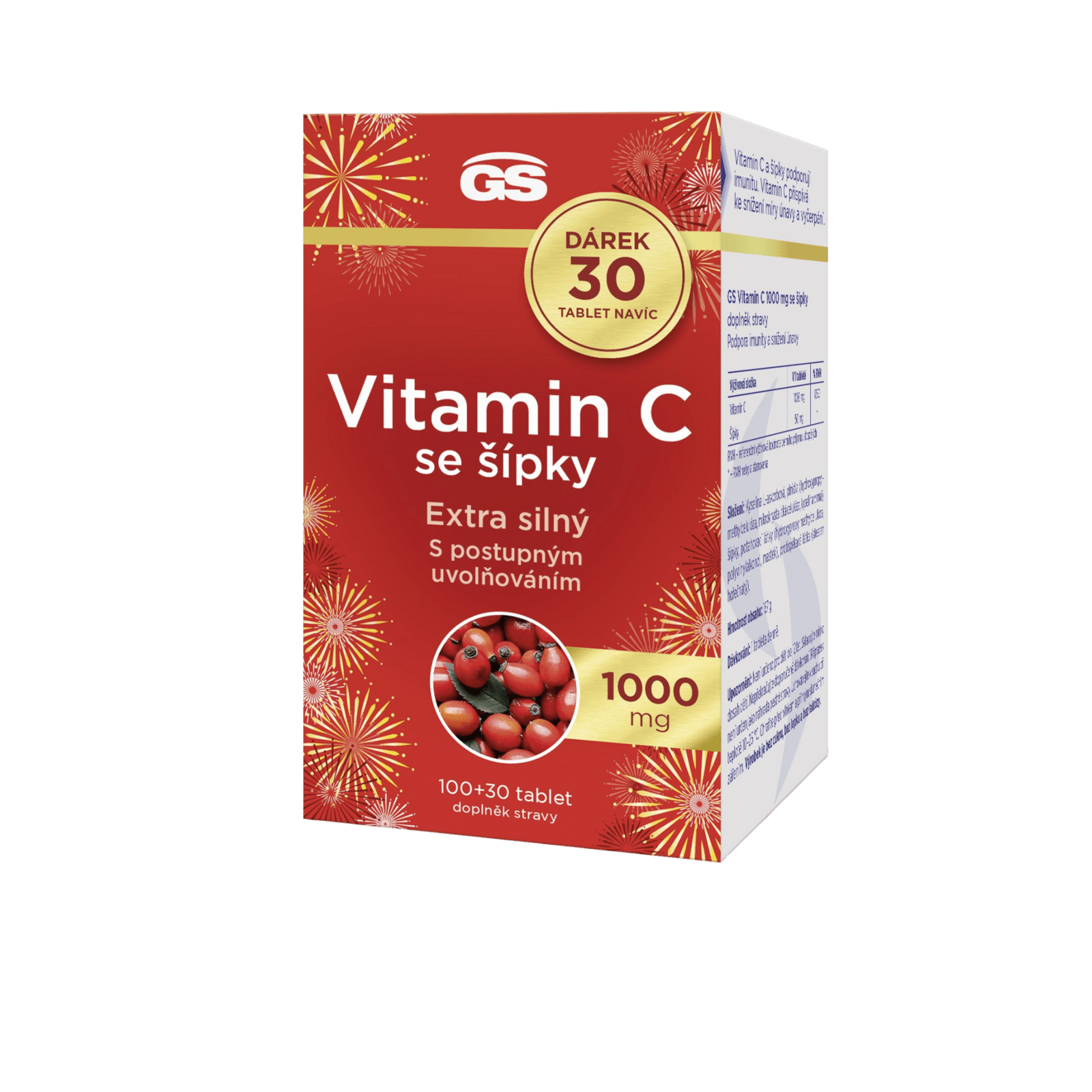 GS Vitamin C1000 se šípky 130 tablet