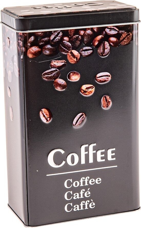 Kovová dóza na kávu Black3D – Dakls